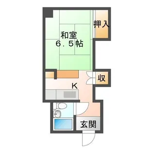 山代ホワイトハイツII【2階】の間取り