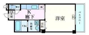 山田オフィスビル【5階】の間取り