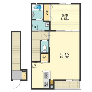 Maison Aoba(メゾン アオバ)【2階】の間取り