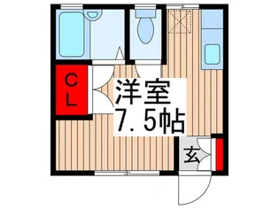 コーポ中根【1階】の間取り