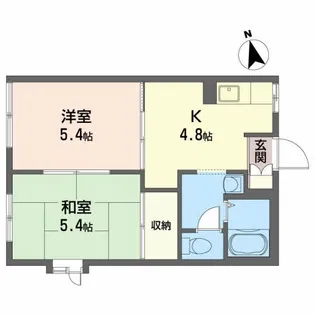 グランパティオ北上 C【1階】の間取り