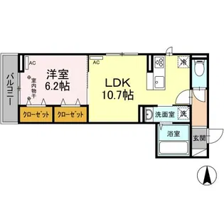 アネモネ元本郷【3階】の間取り