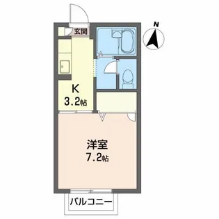 セフィラ堀【2階】の間取り