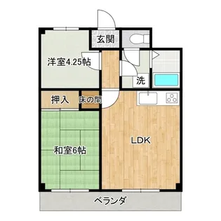 カーサー・ド・ツカダ【4階】の間取り