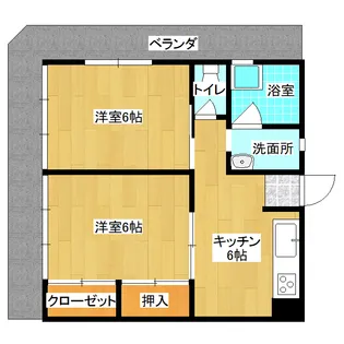 SAKURAビル【2階】の間取り
