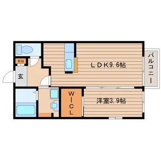 シャロームM【2階】の間取り