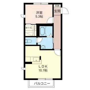 ドメイン6A【2階】の間取り