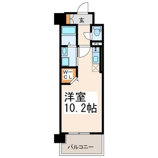 GLAD塩屋町【6階】の間取り