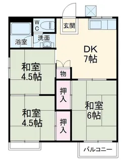 メゾン長良【2階】の間取り