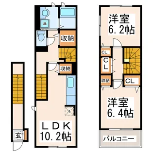 ニュー・ガジュマルの間取り