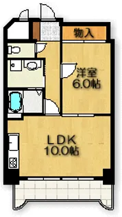 サンセリテ内山【4階】の間取り