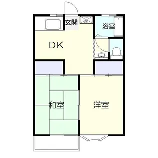サンハイツ柴崎【1階】の間取り