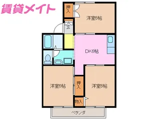 アーバンステージICHIKAWA A棟【1階】の間取り