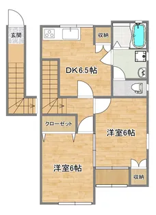 ユーアイV【2階】の間取り