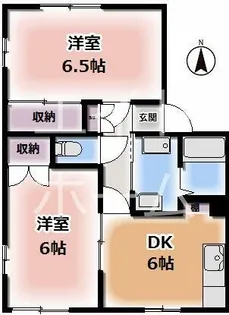 エスティーヌめじろ台【2階】の間取り
