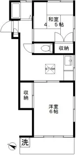 池上スカイハウス【1階】の間取り