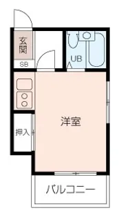 カッツェハウス【1階】の間取り