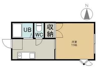 メゾンアドリーム【2階】の間取り