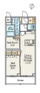 クレストコート池上六丁目【1階】の間取り