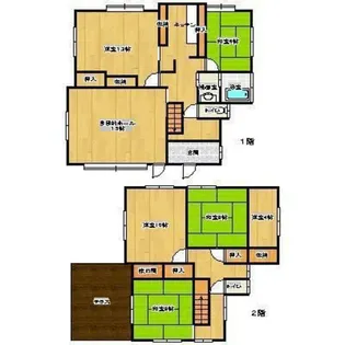 広島県安芸郡府中町八幡4【一戸建】の間取り