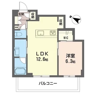 ロスマリーノ 東川口【3階】の間取り