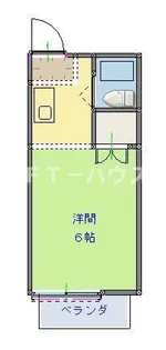千葉県船橋市前原西8【アパート】の間取り