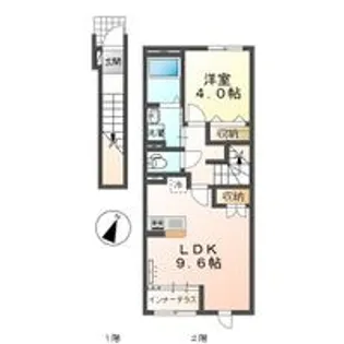 フロード・N【2階】の間取り