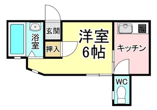 片野タカケンビル【4階】の間取り