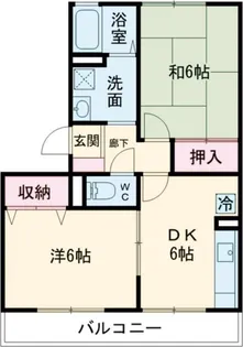 大阪府堺市西区浜寺石津町東2【アパート】の間取り