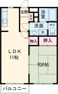 ガーデンハウス【2階】の間取り