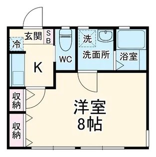 スプリーナ保土ケ谷【1階】の間取り