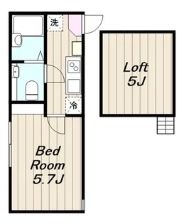 アザーレパッシオ栗谷C【2階】の間取り