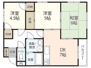 コーポ府南【2階】の間取り