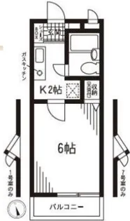 グリーンヒルズサイトウ【1階】の間取り