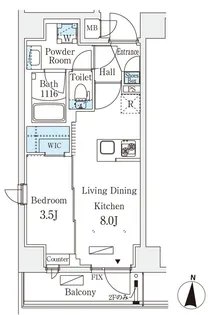 東京都江東区大島1【マンション】の間取り