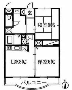 パーク メゾン【2階】の間取り
