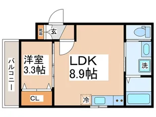 Bastet【1階】の間取り