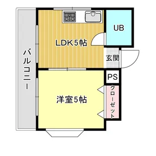 大東工芸マンション【2階】の間取り