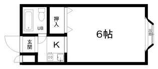 1Rの間取り画像