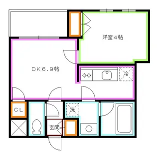 東京都武蔵野市吉祥寺北町3【マンション】の間取り