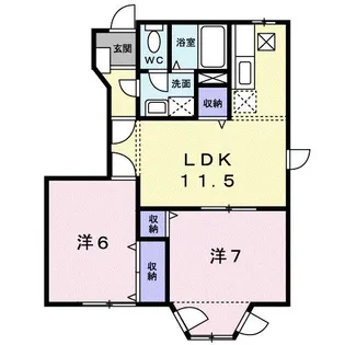 スター・ゲート・ヒルズ【1階】の間取り