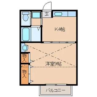さくらAP-VI【2階】の間取り