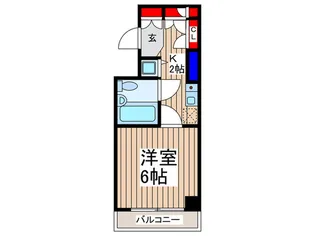 ダイヤモンドスクエア新所沢【5階】の間取り