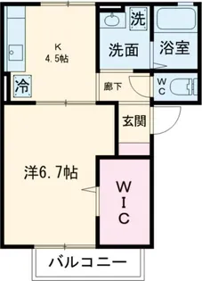 アレーゼ横尾【2階】の間取り
