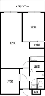 シャンハピネス【7階】の間取り