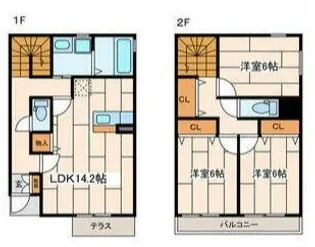 神奈川県鎌倉市西御門1【一戸建】の間取り