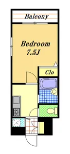 エマーレ行徳【3階】の間取り