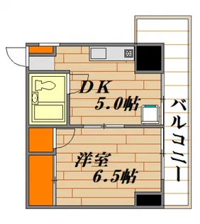 広島県広島市中区榎町【マンション】の間取り