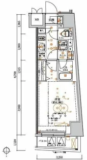 東京都中野区本町3【マンション】の間取り
