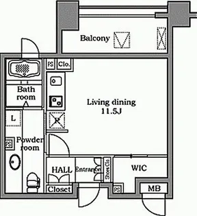 レジディア代官山【5階】の間取り